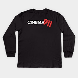 CINEMA 911 Logo No Wall Kids Long Sleeve T-Shirt